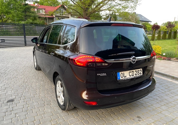 Opel Zafira cena 37900 przebieg: 203000, rok produkcji 2012 z Kielce małe 781